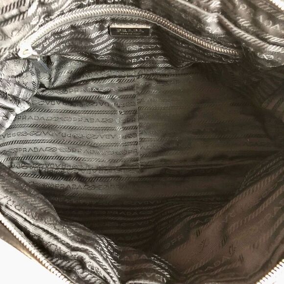 Vintage Prada Tessuto Black Nylon Front Zipper Pocket Mini Boston Bag - Picture 7 of 16